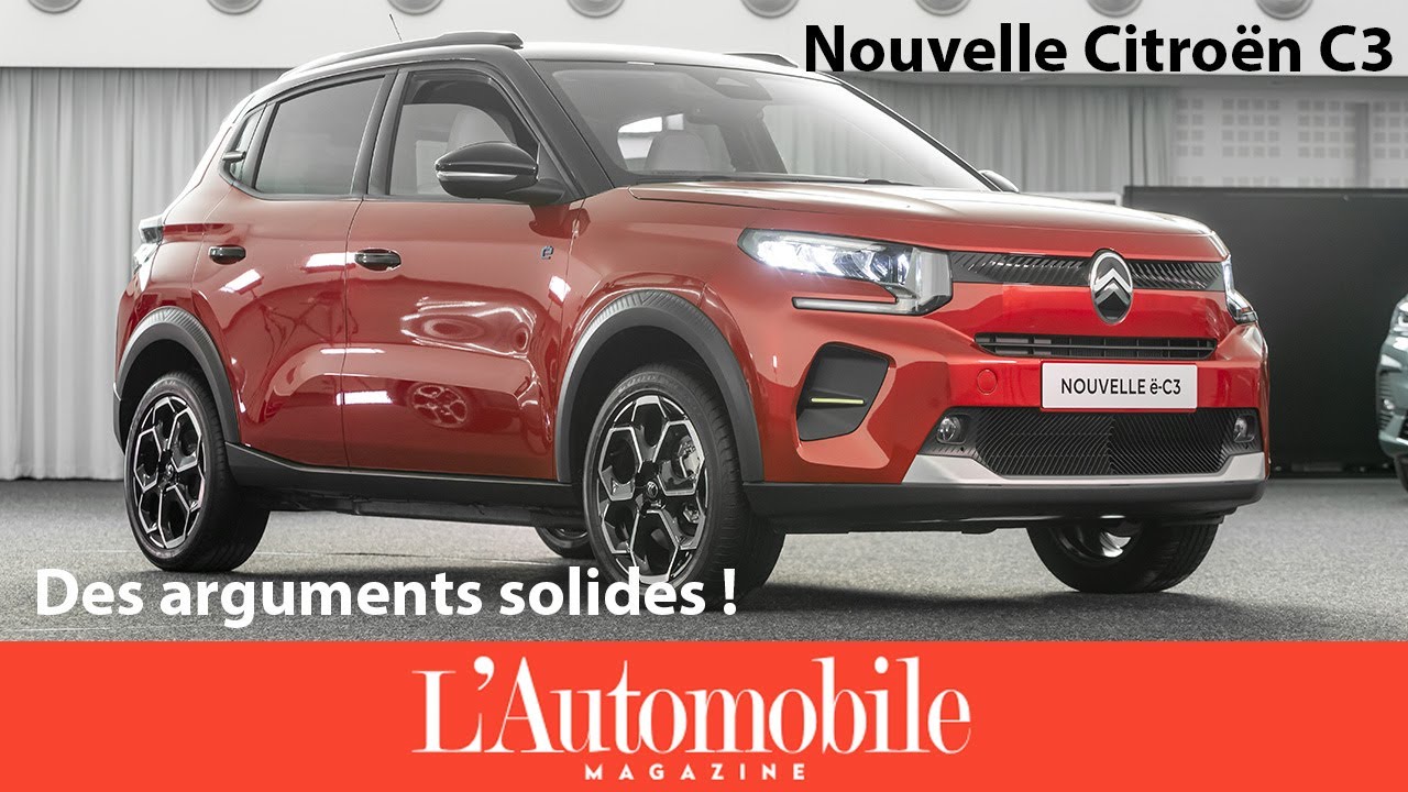 A bord de la nouvelle Citroën C3 (2024) - 3 raisons qui annoncent un vrai succès commercial !