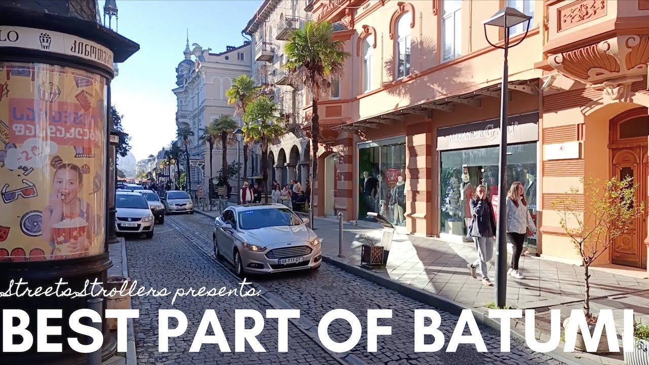 The MOST AMAZING part of BATUMI: sea port and cozy old town | Walking streets of Georgia