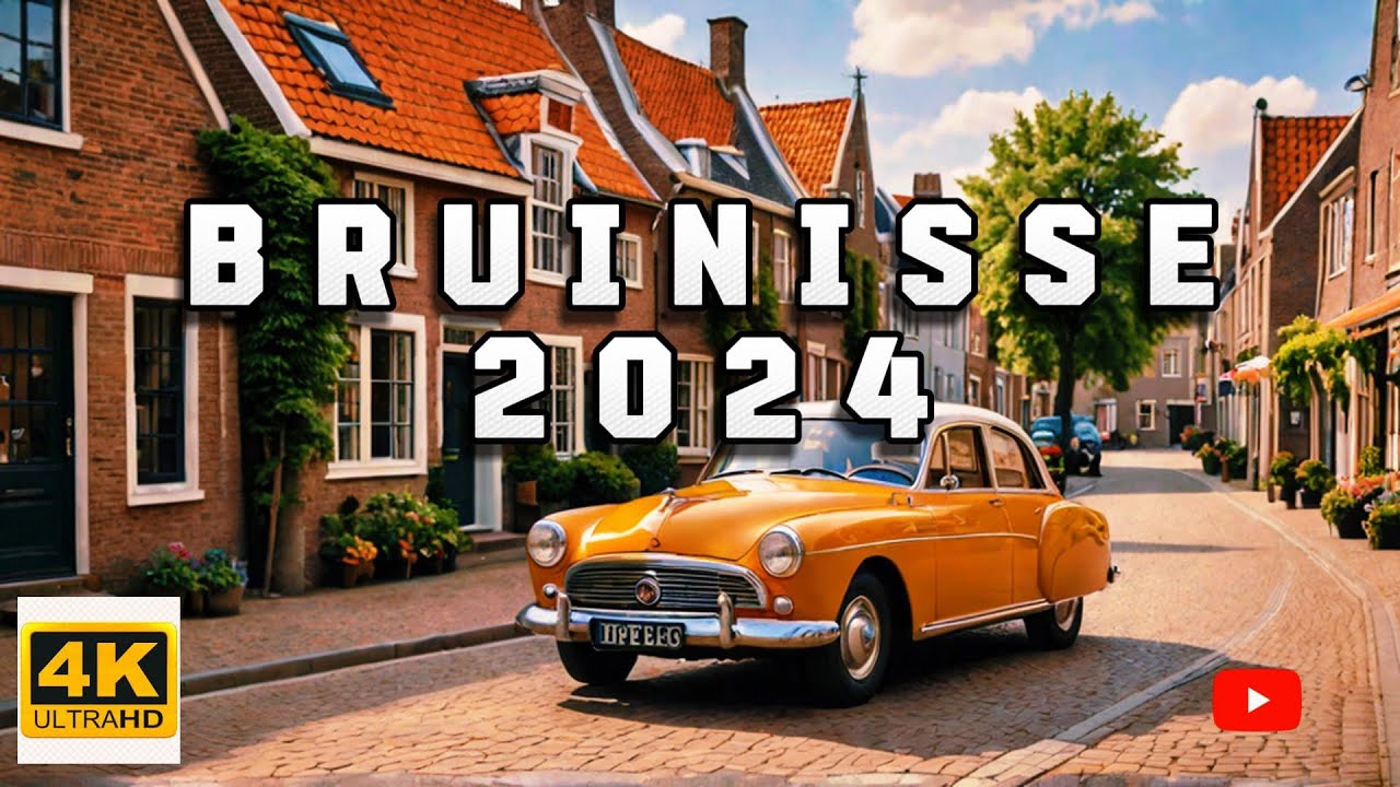 Driving In Netherlands 4K | Bruinisse Village 2024 South Holland