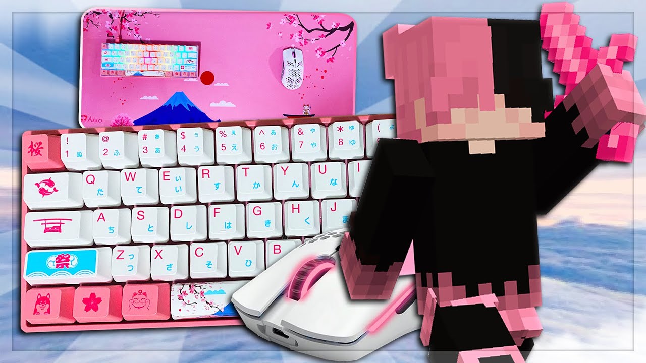 Keyboard + Mouse ASMR Sounds (Handcam) | Hypixel Bedwars