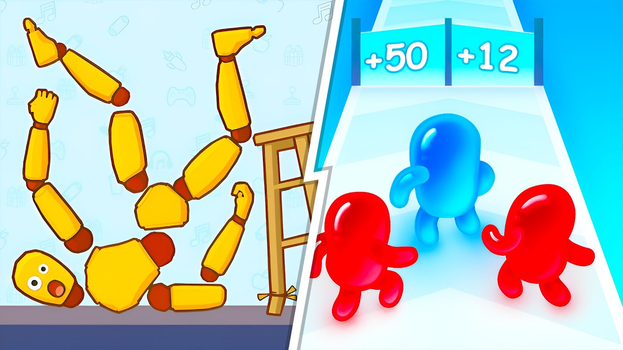 Kick & Break VS Join Blob Clash 3D -  Full Levels Speedrun Gameplay (Android & iOS) Ep 936