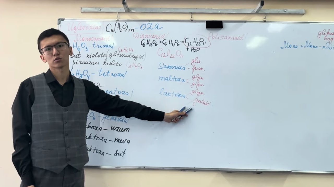 9-sinf. Hujayraning kimyoviy tarkibi. Uglevodlar