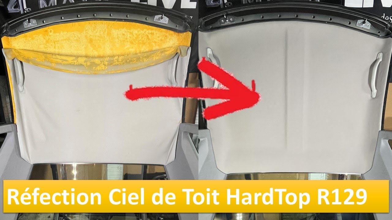 Changement tissu  Ciel de toit HardTop SL R129