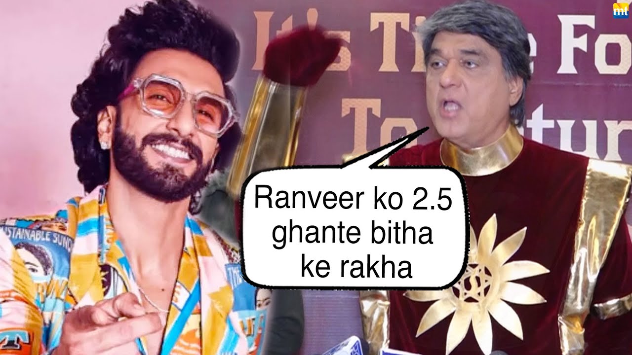 Ranveer Singh begged me for 2.5 hours for Shaktimaan's role, says OG Mukesh Khanna