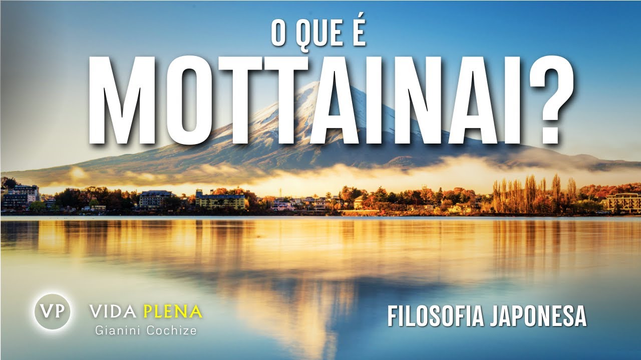 O QUE &Eacute; MOTTAINAI? N&atilde;o DESPERDICE sua VIDA (Minimalismo Japon&ecirc;s)