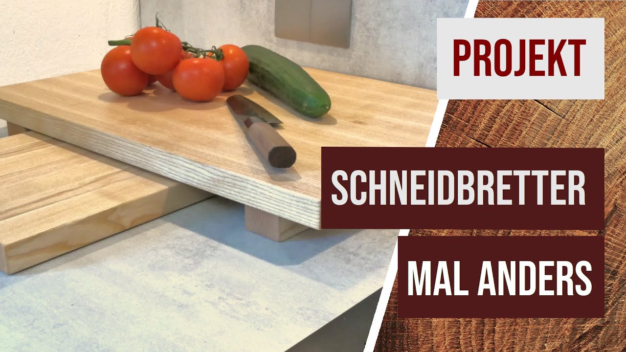 Schneidbretter mal anders- Gratleisten fräsen, Fischleim, Tungöl, kein Hirnholz