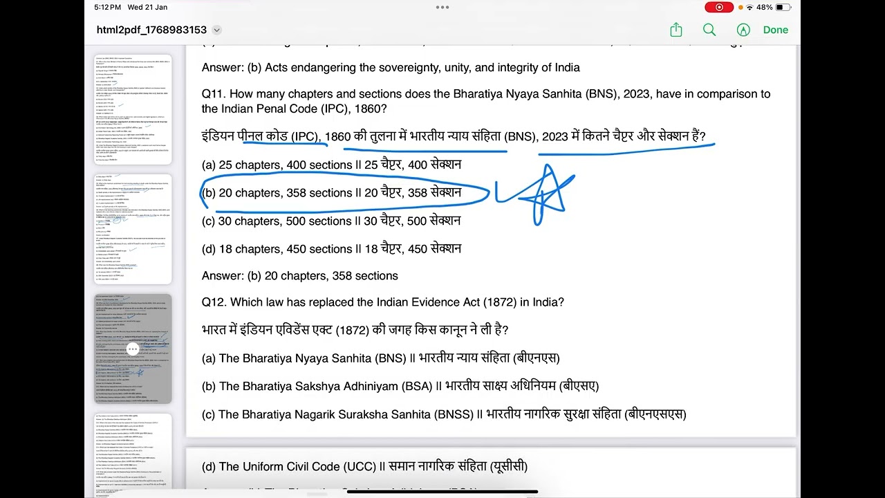 COMPLETE BNS FOR ALL SSC EXAMS WITH PYQ ✅	