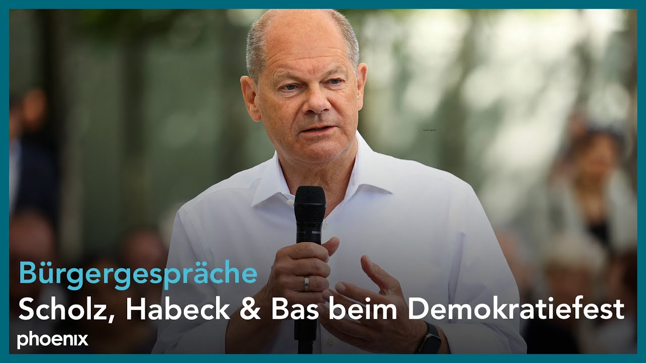 Bürgergespräche beim Fest der Demokratie in Berlin am 25.05.24