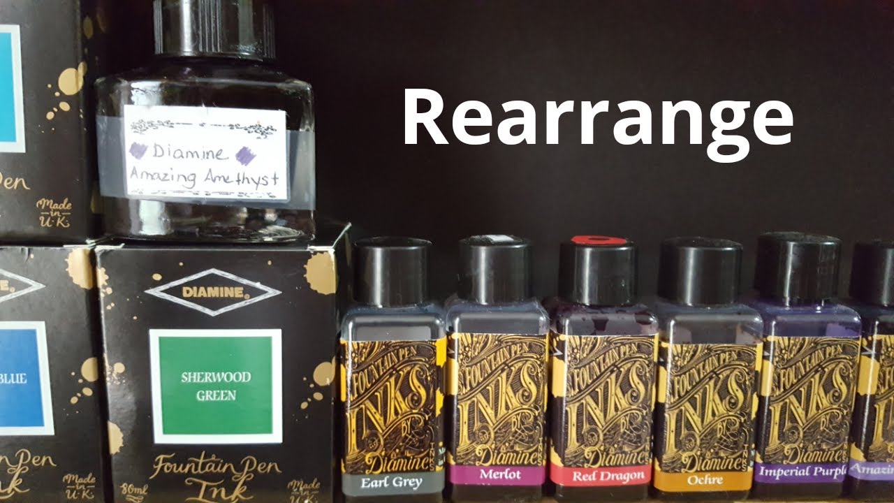 How to Enjoy the Fountain Pen Hobby Without Spending - Part 1 - Re-arrange