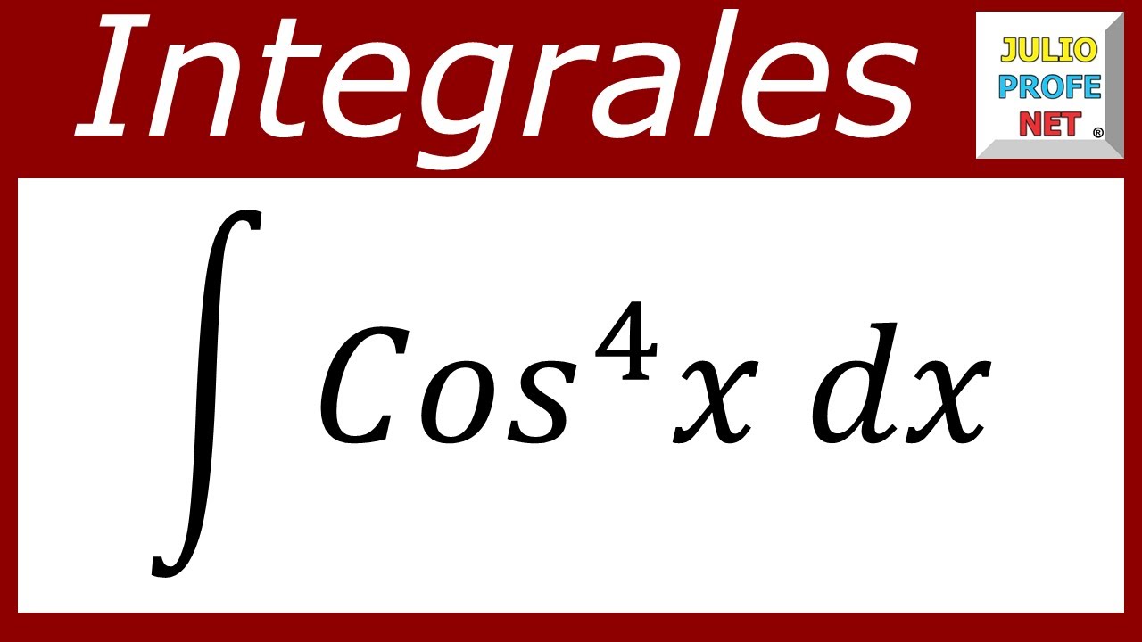 Integrales trigonométricas | Ej. 5 #julioprofe