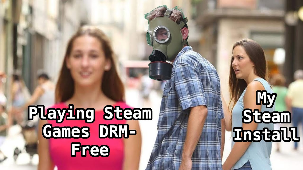 Запускать игры Steam без DRM?