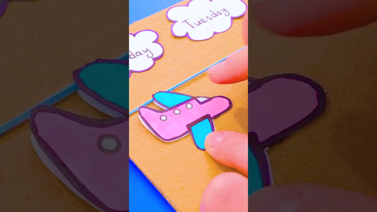 🎨📆 Super Fun Artistic Calendar DIY for Kids! | Let's Get Creative and Organized! 🚀🌈