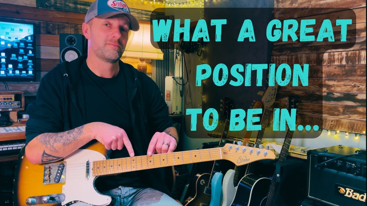 A nice position to combine major and minor blues  | guitar phrasing hacks and tricks