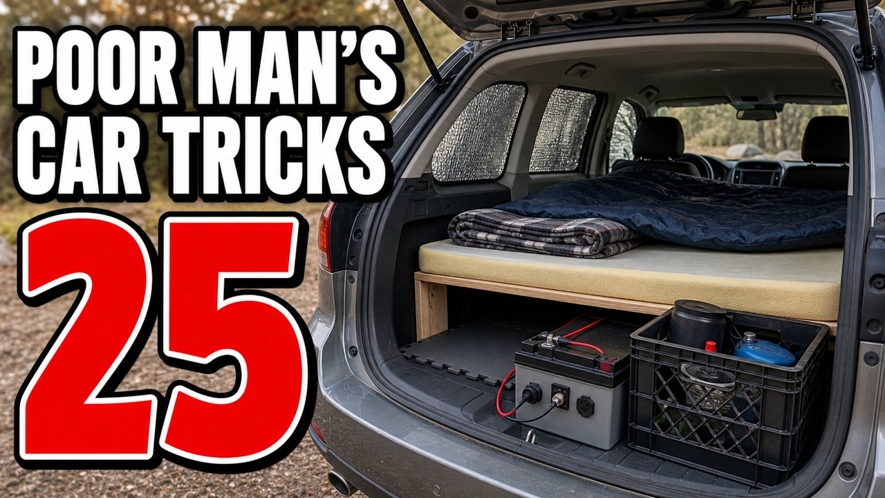 25 POOR MAN&rsquo;S Car-Camping Tricks That Make $10,000 Overlanding Setups Look Like a Scam