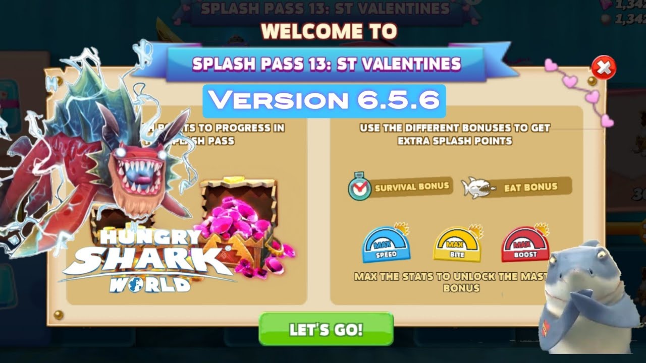 HUNGRY SHARK WORLD - SPLASH PASS 13 OPENED | Version 6.5.6