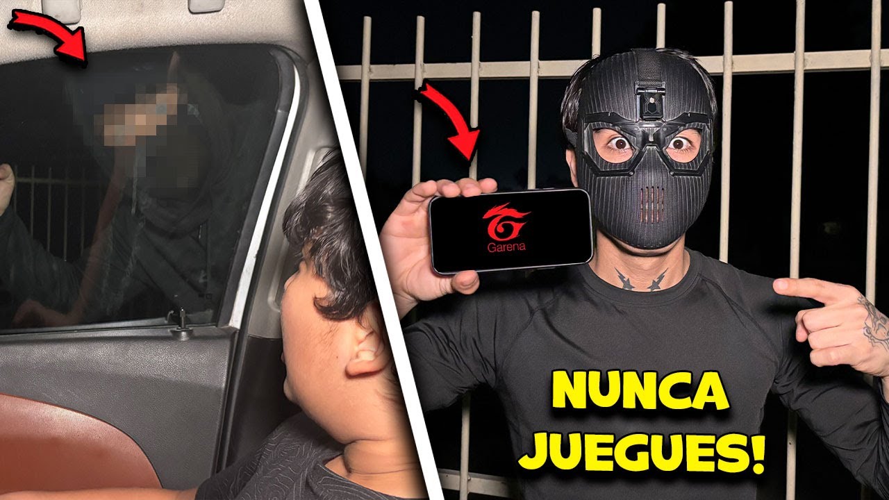 Nunca JUEGUES FREE FIRE en LA CALLE a las 3:00 AM o ESTO TE PASARA😱