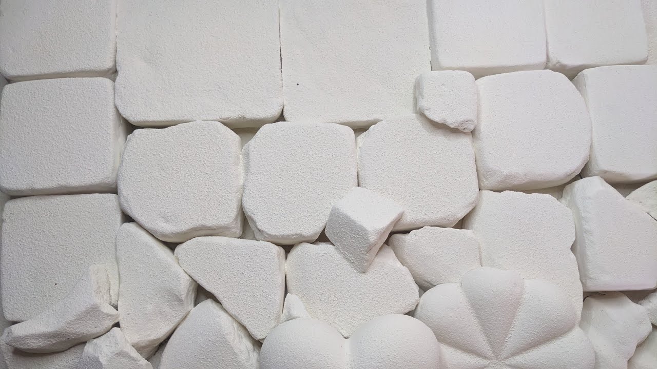 Fresh Unpolished Jumbo Reforms & Chunks Crush 🤍C/W @GlitterBurstASMR ❣️ | Gym Chalk | ASMR 