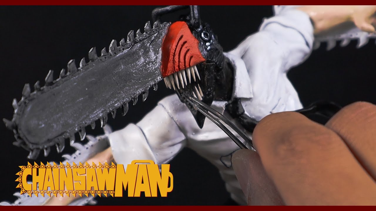 체인소맨 만들기ㅣMaking Chainsawman diorama with a clay