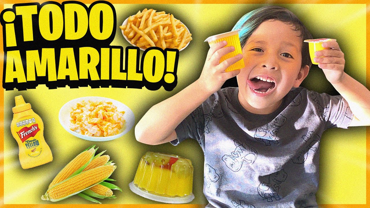 24 HORAS COMIENDO AMARILLO!