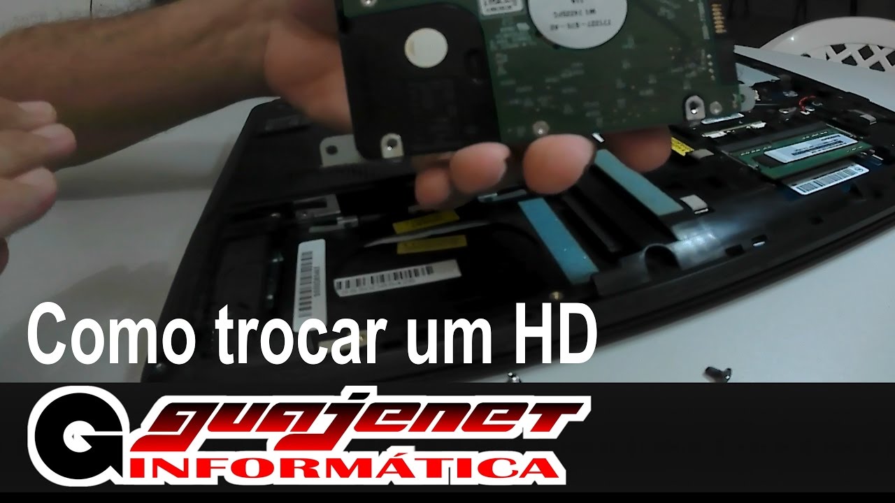 Como trocar HD de notebook - Qualquer modelo