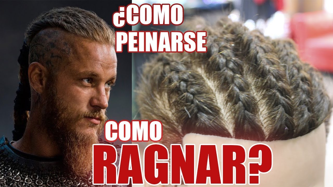 COMO HACER TRENZAS PEGADAS VIKINGAS (RAGNAR)