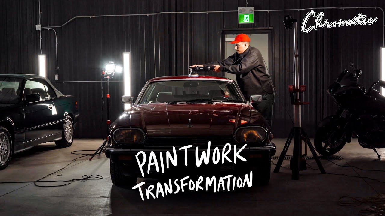 Transforming 40 Year Old Jaguar XJS Paint - Satisfying Paint Correction