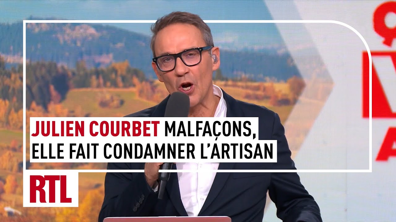 Julien Courbet : malfaçons, elle fait condamner l'artisan