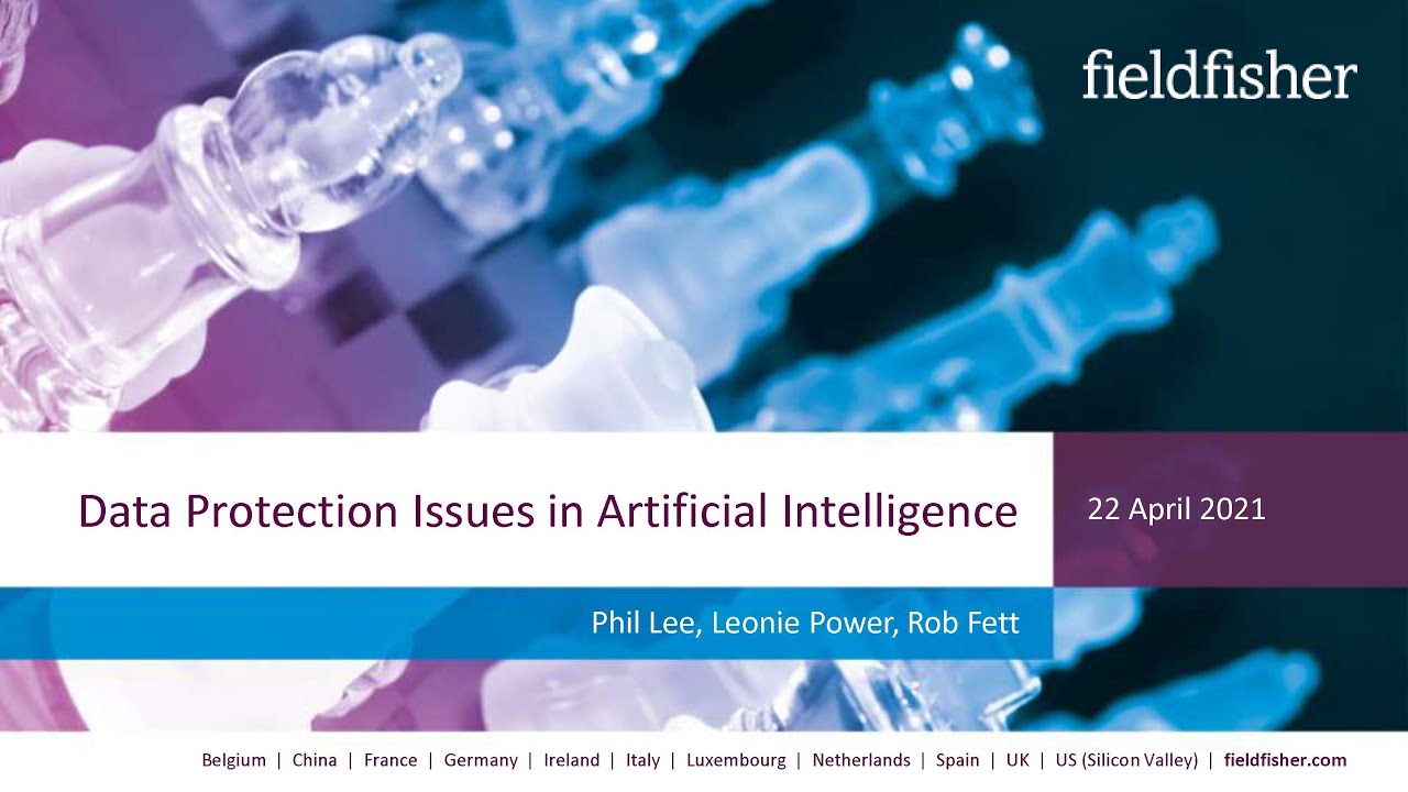 Data Protection issues in AI