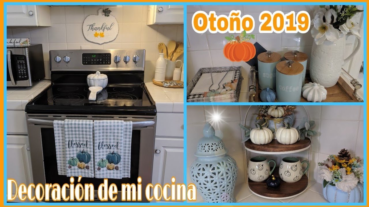 Decora tu cocina este otoño 2019/Ideas para tu cocina pequeña en este otoño.