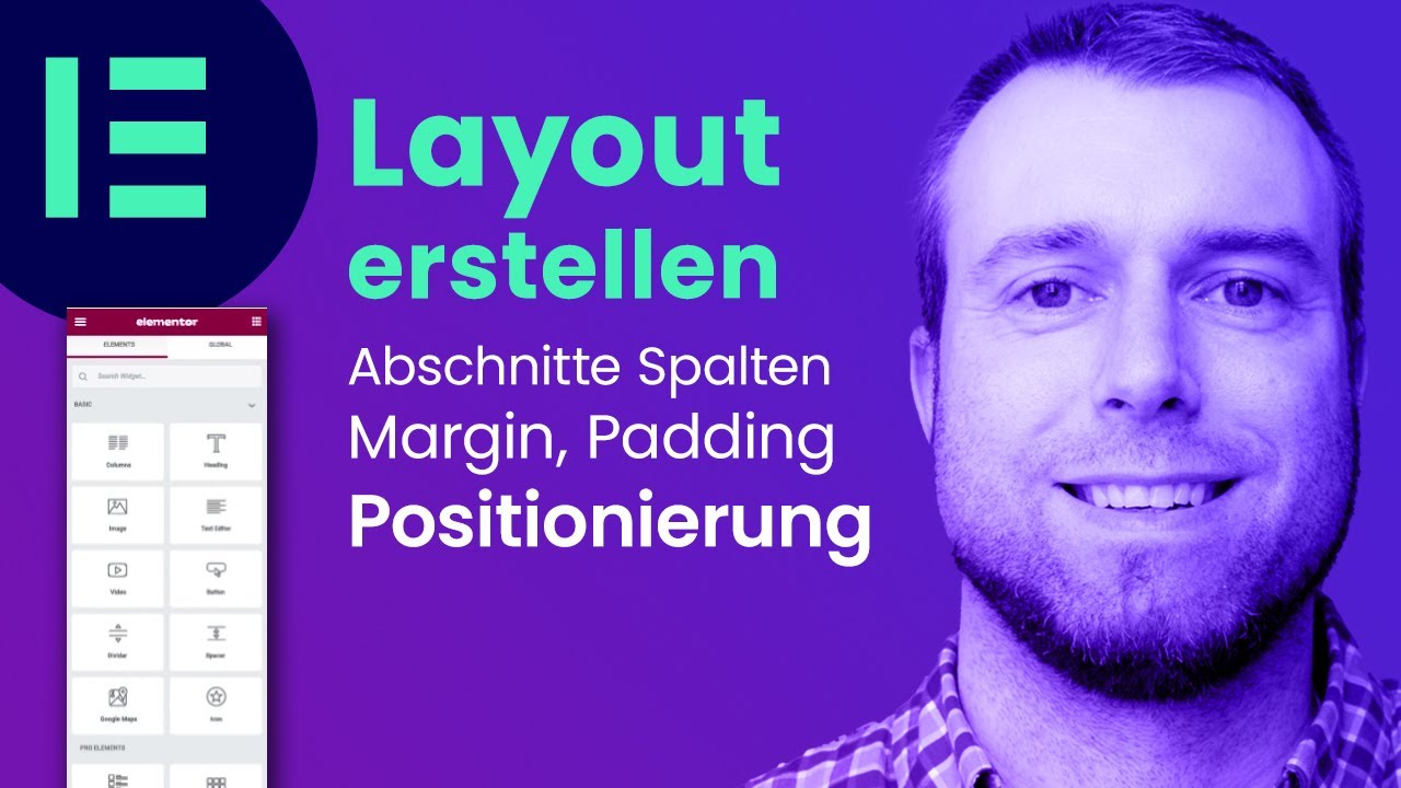 Layout / Design mit Elementor 👉🏻 Tutorial für Anfänger & Fortgeschrittene (Margin, Padding, Spalten)