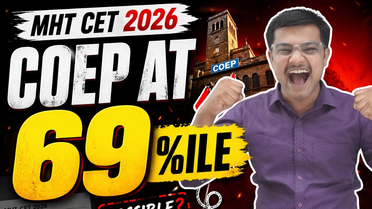 She Got COEP College At 69 Percentile | COEP At Low Percentile | #mhtcet2026 #coep