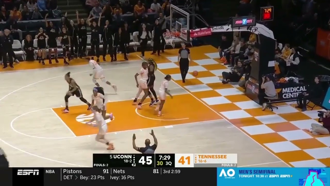 Lou Lopez Senechal vs TENN 26 PTS      1.26.23