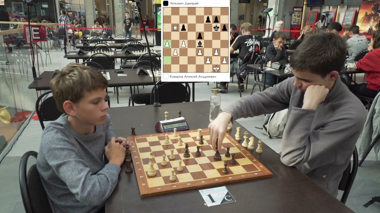 RAPID | Komarov A.(1410) vs Chetkovich D. (1137). King's Indian Attack.