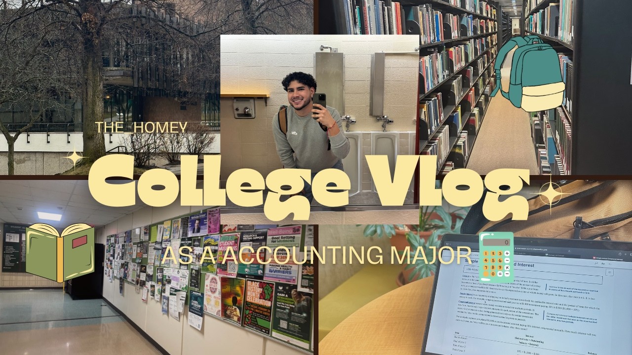 Day in the life as a college student majoring in Accounting
