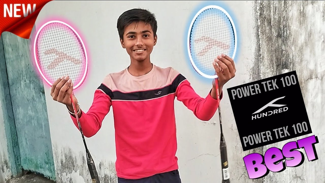 hundred power tek 100 batminton 😍