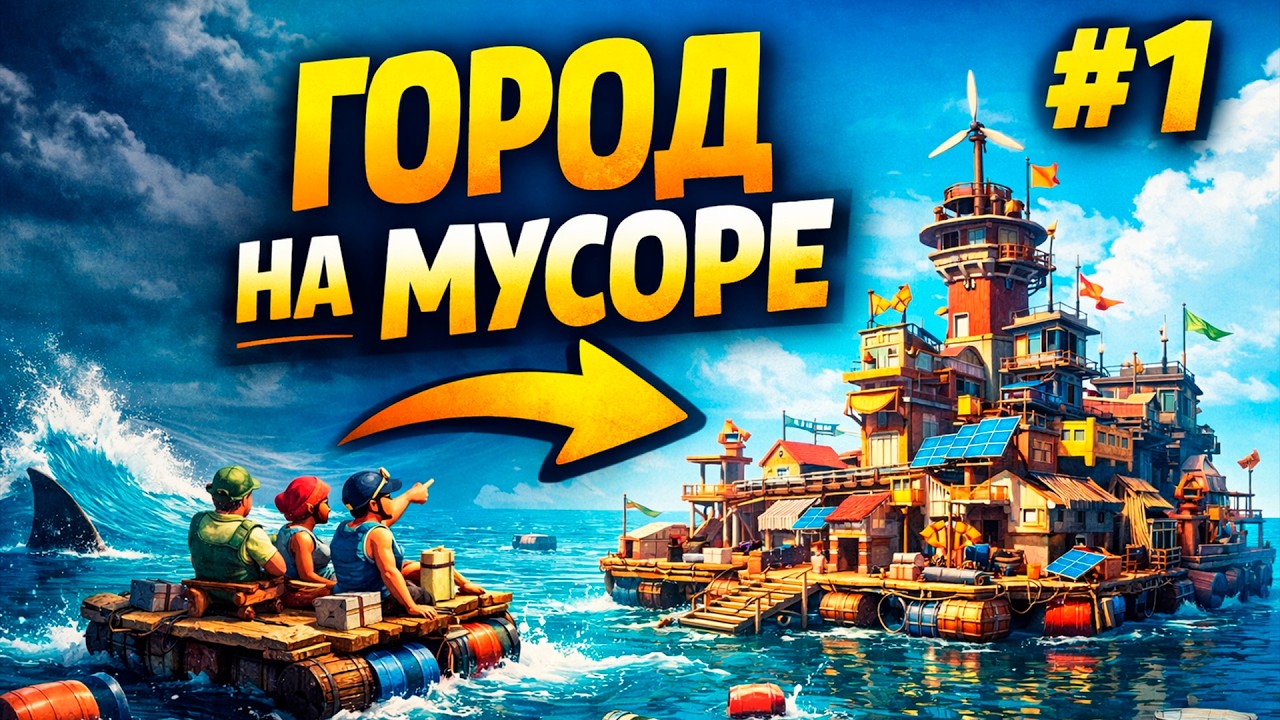Flotsam #1 | Город мечты из Мусора!