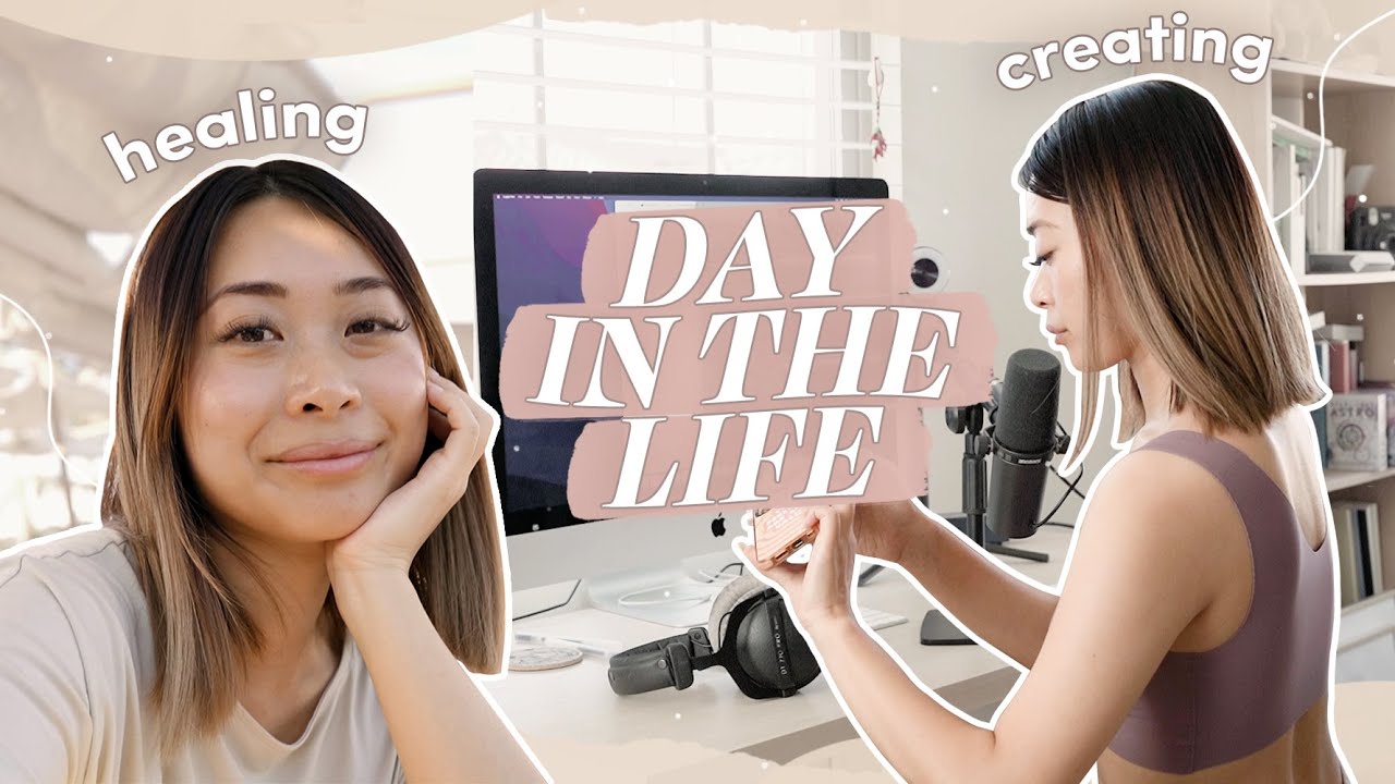 day in my life | a healing vlog 🪷 creating, breathwork, relationship lessons