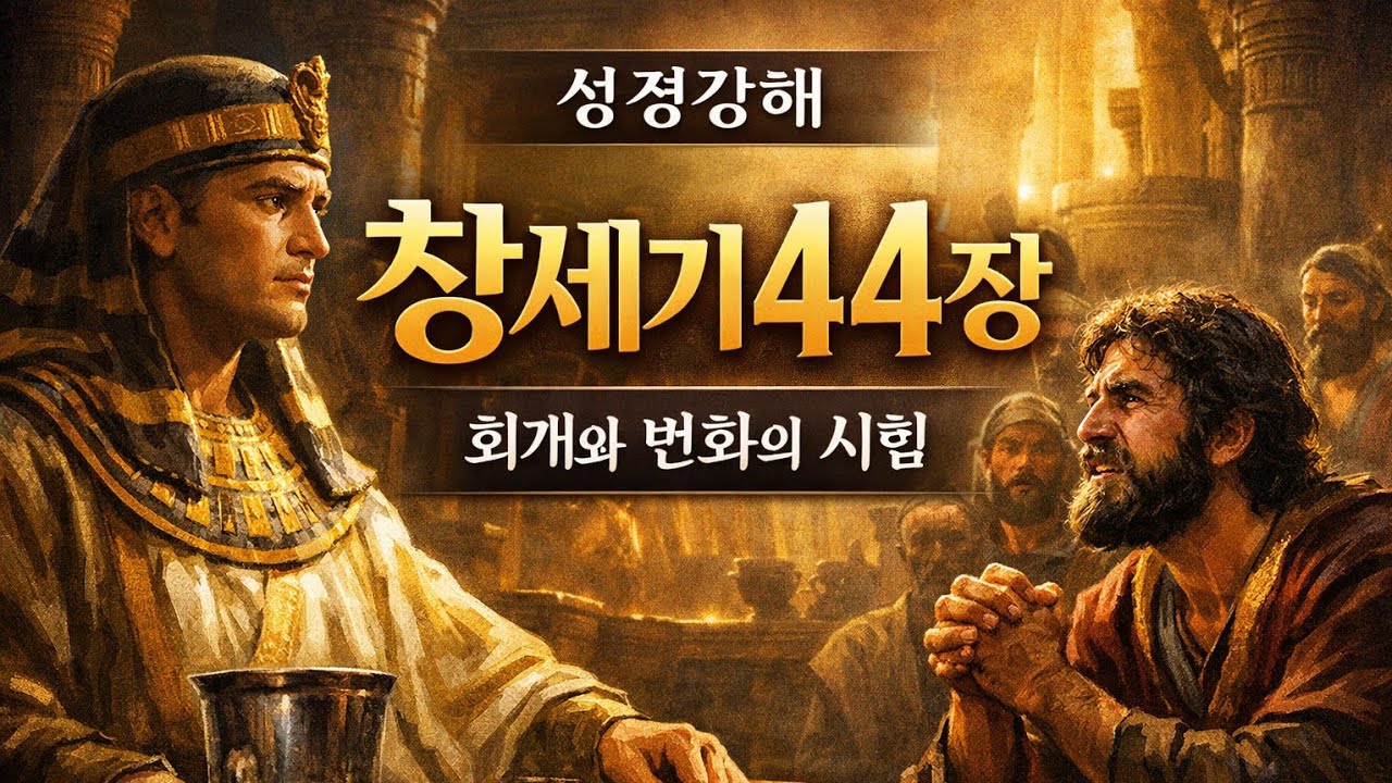 창세기 44장 성경강해 | 요셉의 마지막 시험과 형제들의 변화, 하나님의 숨겨진 섭리