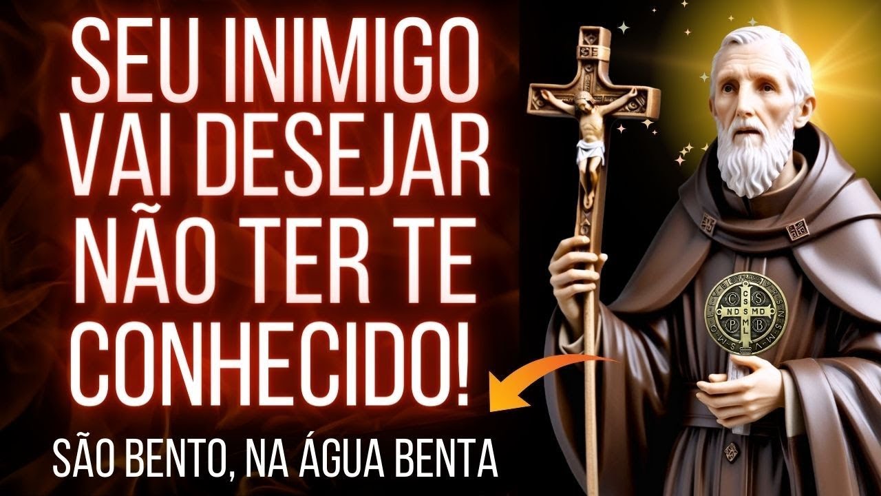 oração de SÃO BENTO, para MANDAR para LONGE SEUS INIMIGOS - Oração são bento