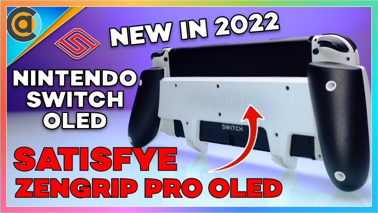NEW Satisfye Nintendo Switch OLED Zengrip PRO. New in 2022