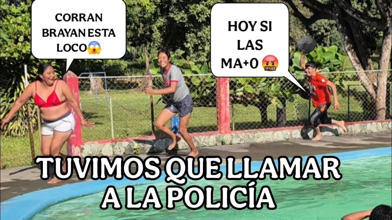 BRAYAN se volvió l0co y le tiro piedras a SANDRA y CHIKY😱