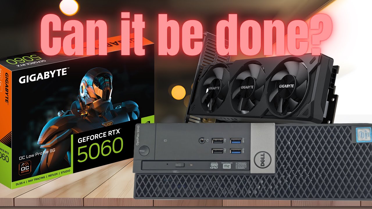 Установка RTX 5060 в OptiPlex 5040 SFF