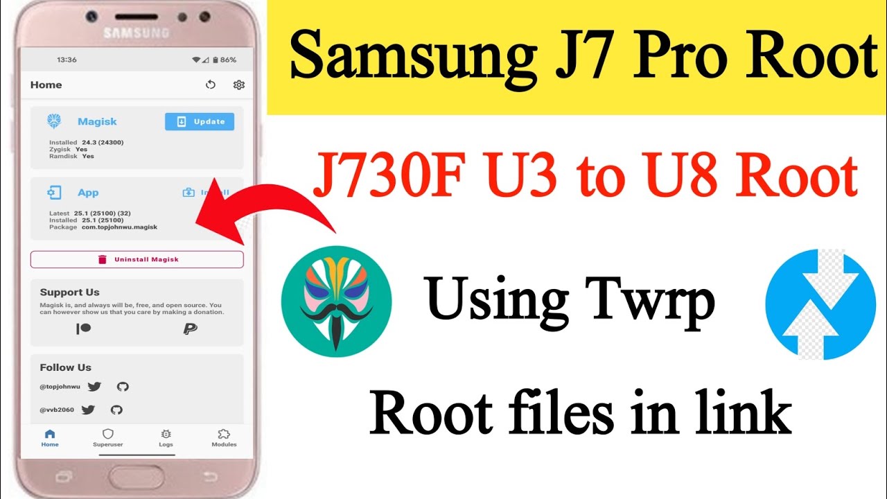 How to root Samsung j7 pro, j730f u3 to u8 | Samsung j7 pro root | j730f u8 root