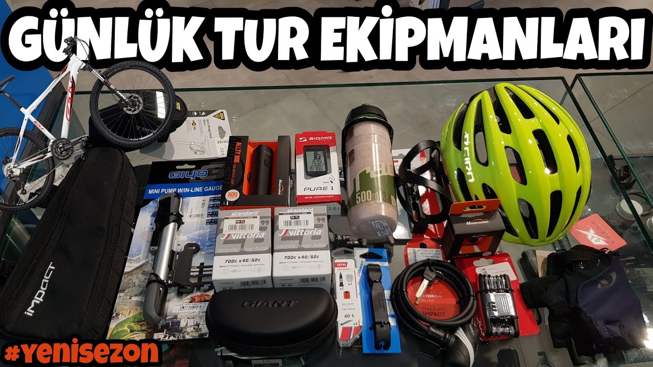 Günlük Bisiklet Turu Ekipmanları Nelerdir? | Başlangıç Alışverişi | #yenisezon