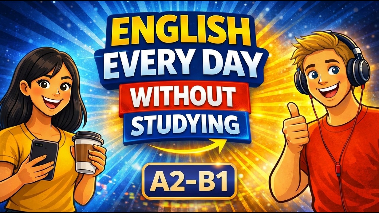 Learn English Without Studying | 10 Mini Immersion Tips  (A2–B1)