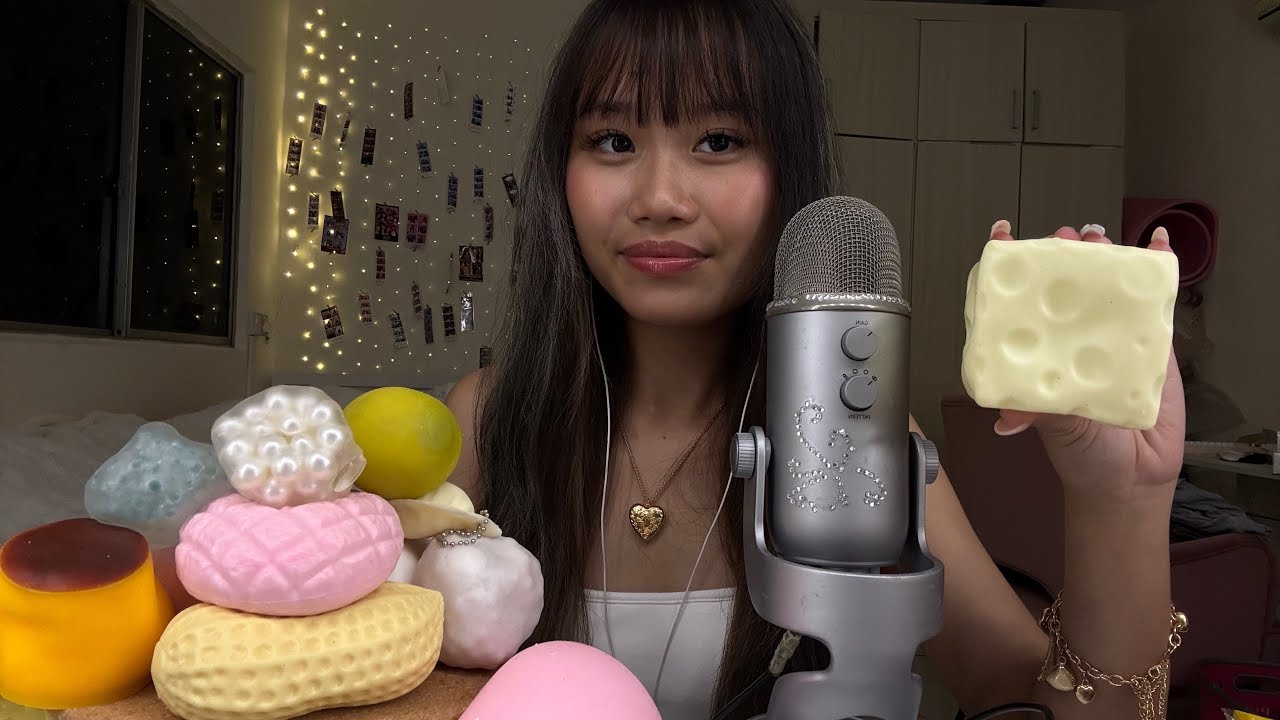 my entire squishy collection ASMR 🍮ྀི˚.༘⋆ (no mid-roll ads)