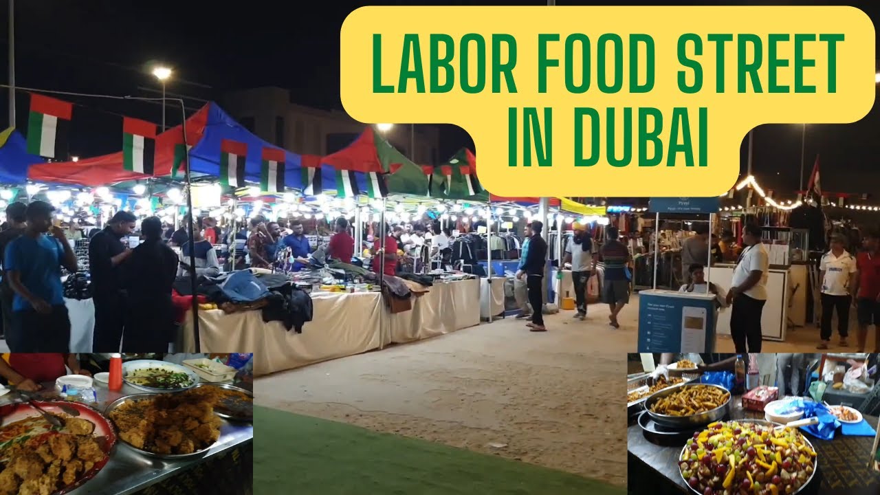 Dubai Local Labour Market Explored by Pakistanis | Dubai Local Food Street | Vlogs Pakistani