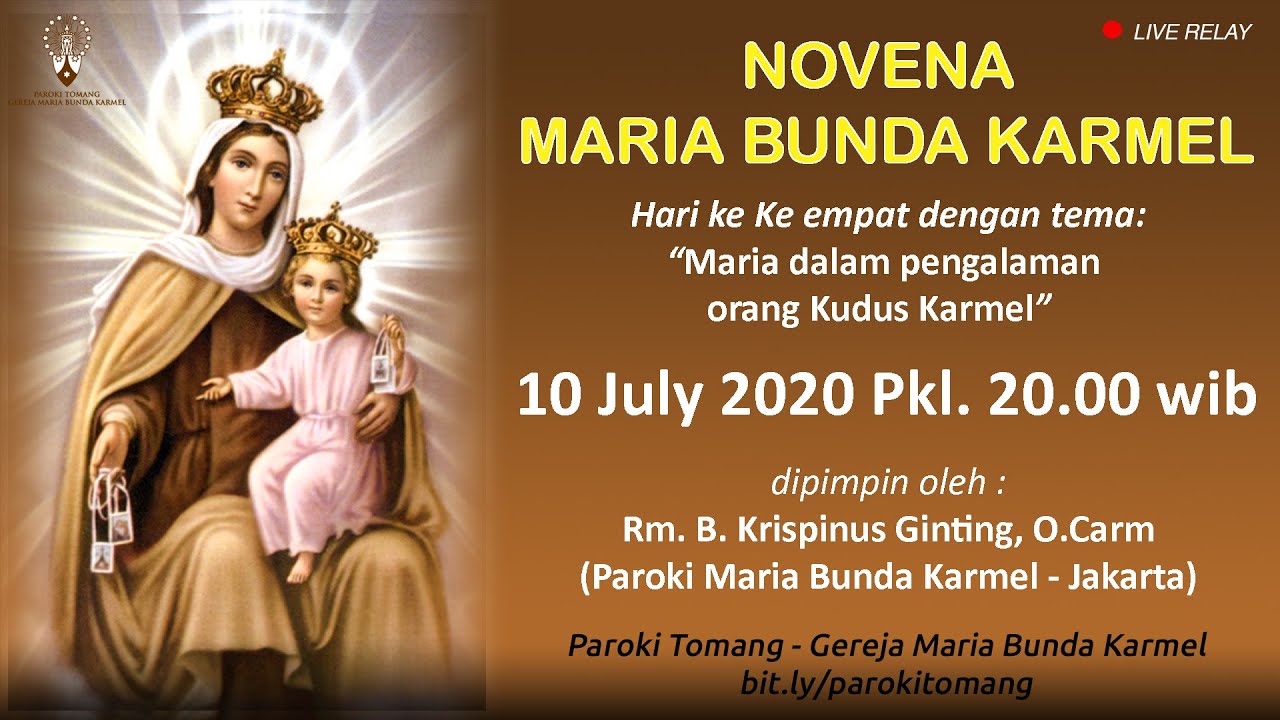 Hari 4  -  Novena Maria Bunda Karmel