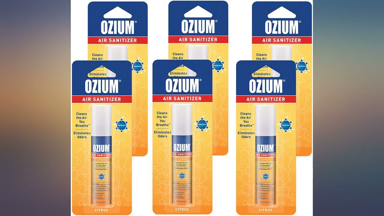 Ozium 0.8 oz. Air Sanitizer & Odor Eliminator for Homes, Cars, Offices and More, review