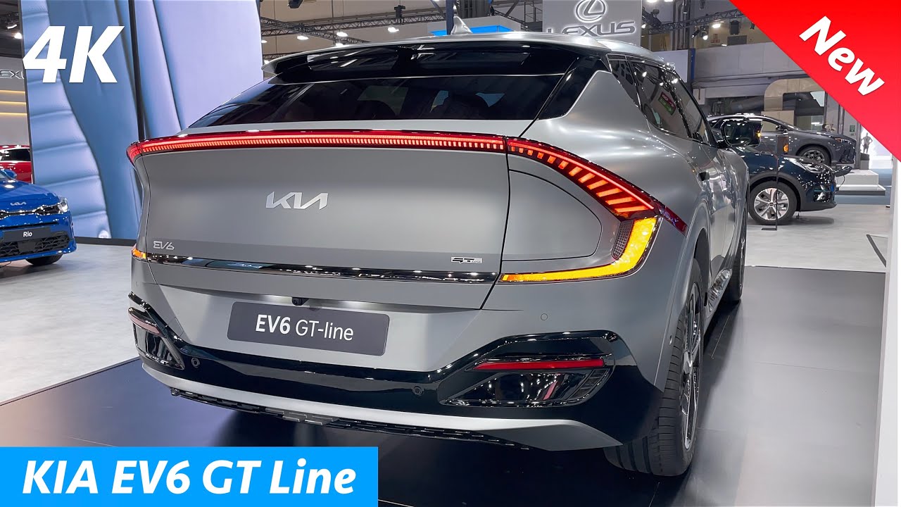 KIA EV6 2022 (GT Line) - PIERWSZE spojrzenie w 4K (na zewnątrz - wnętrze) VW ID4 Killer?